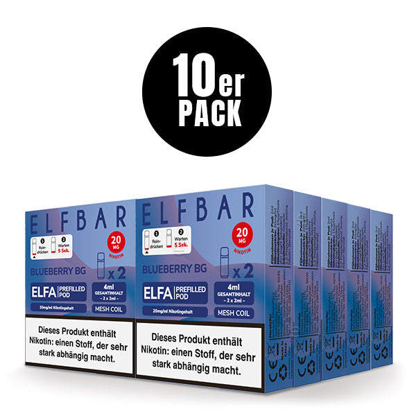 ELFBAR - ELFA Pod Blueberry Bubblegum - Mein Shop