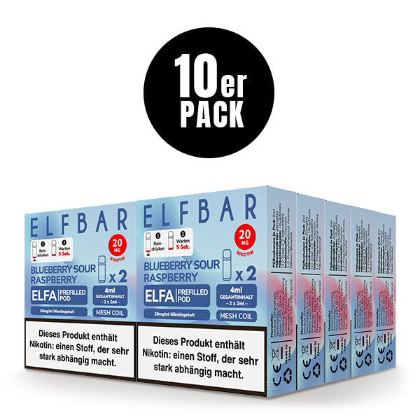 ELFBAR - ELFA Pod Blue Sour Raspberry - Mein Shop