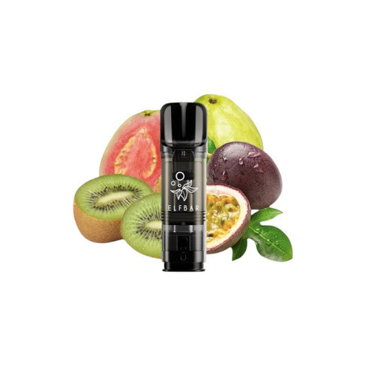 Elf Bar Elfa - (ohne Nikotin) Prefilled Pod Kiwi Passion Fruit Guava 0mg - Mein Shop