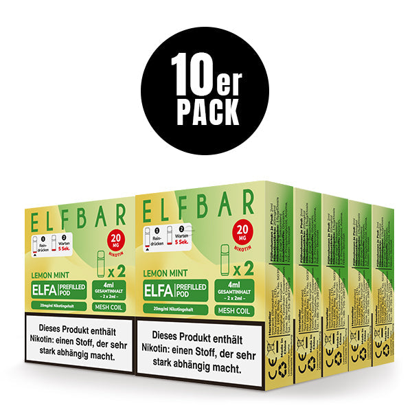 ELFBAR - ELFA Pod Lemon Mint - Mein Shop