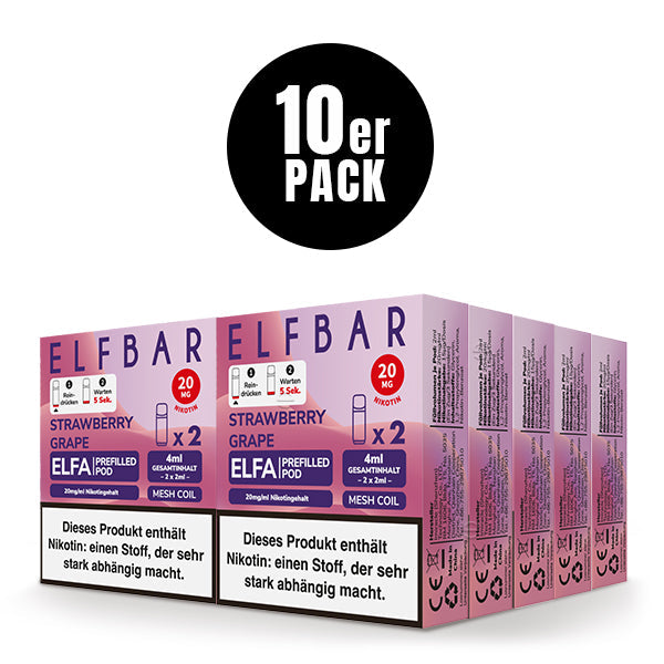 ELFBAR - ELFA Pod Strawberry Grape - Mein Shop