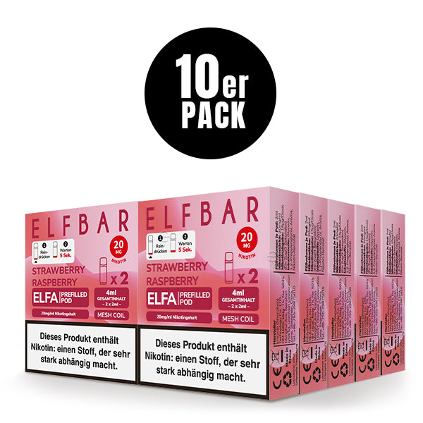 ELFBAR - ELFA Pod Strawberry Raspberry - Mein Shop