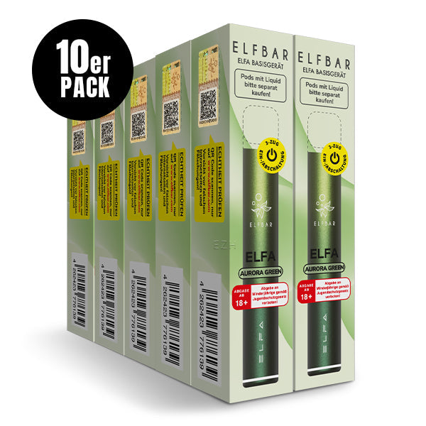 ELFA Akkuträger 500mAh Aurora-Grün - Mein Shop