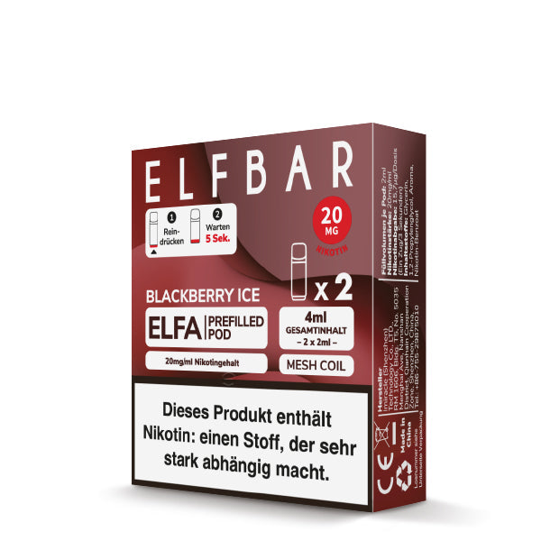 ELFBAR - ELFA Pod Blackberry Ice - Mein Shop