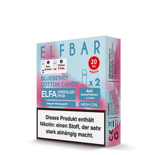 ELFBAR - ELFA Pod Blueberry Cotton Candy - Mein Shop
