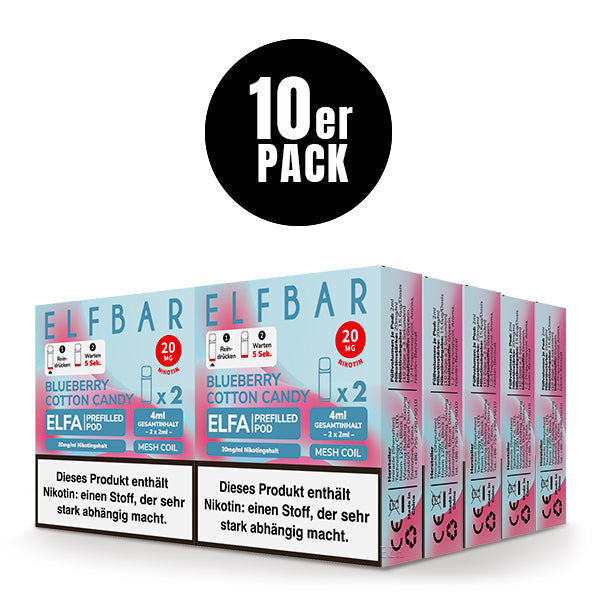 ELFBAR - ELFA Pod Blueberry Cotton Candy - Mein Shop