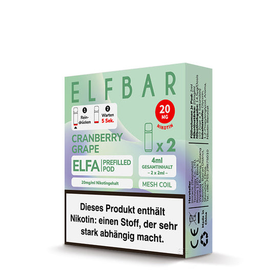ELFBAR - ELFA Pod Cranberry Grape - Mein Shop