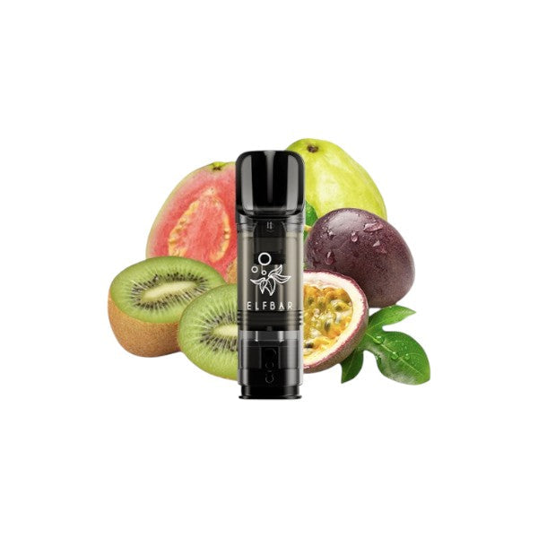 Elf Bar Elfa - (ohne Nikotin) Prefilled Pod Kiwi Passion Fruit Guava 0mg - Mein Shop