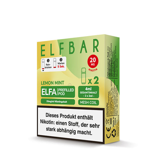 ELFBAR - ELFA Pod Lemon Mint - Mein Shop