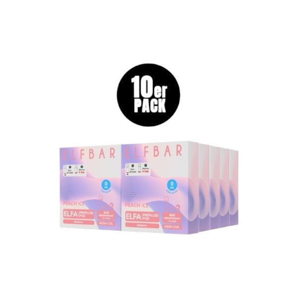 Elf Bar Elfa - (ohne Nikotin) Prefilled Pod Peach Ice 0mg - Mein Shop