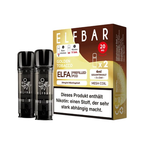 ELFBAR - ELFA Pod Golden Tobacco *NEU* - Mein Shop