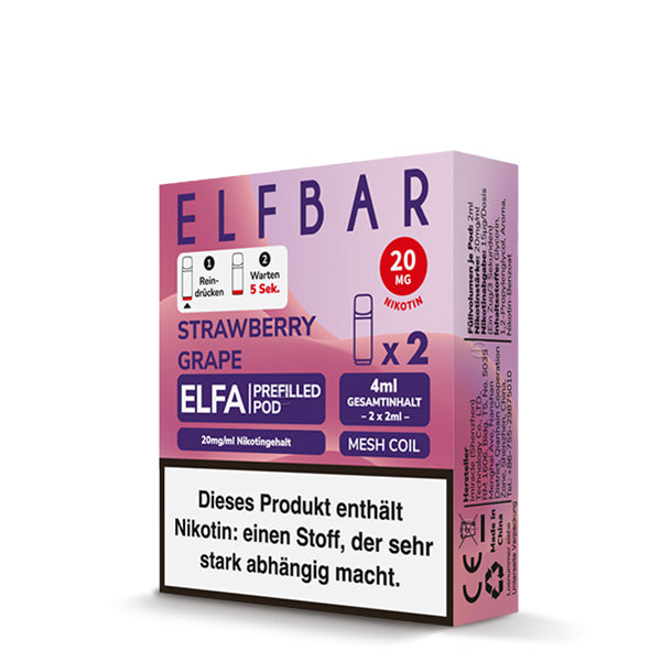 ELFBAR - ELFA Pod Strawberry Grape - Mein Shop