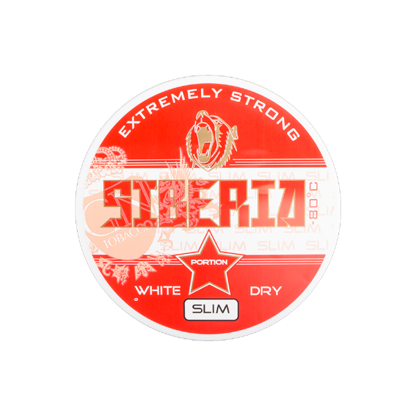 Siberia White Dry Slim Kautabak - Mein Shop